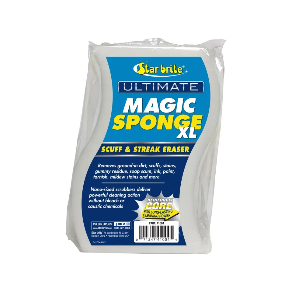Starbrite® - Sünger Ultimate Magic Sponge XL (18x10 cm): Güçlendirilmiş Gövdesi ve Mikro Fırçalama Gücüyle En İnatçı Lekelere Anında Son Verin!