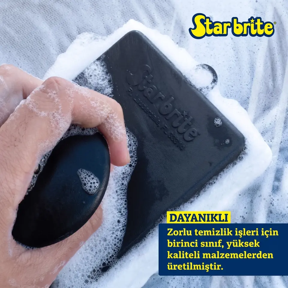 Starbrite® - Yumuşak Ovma Pedi (Hassas Yüzeyler İçin): Çizmeyen Güvenli Temizlik, Profesyonel Ergonomi!