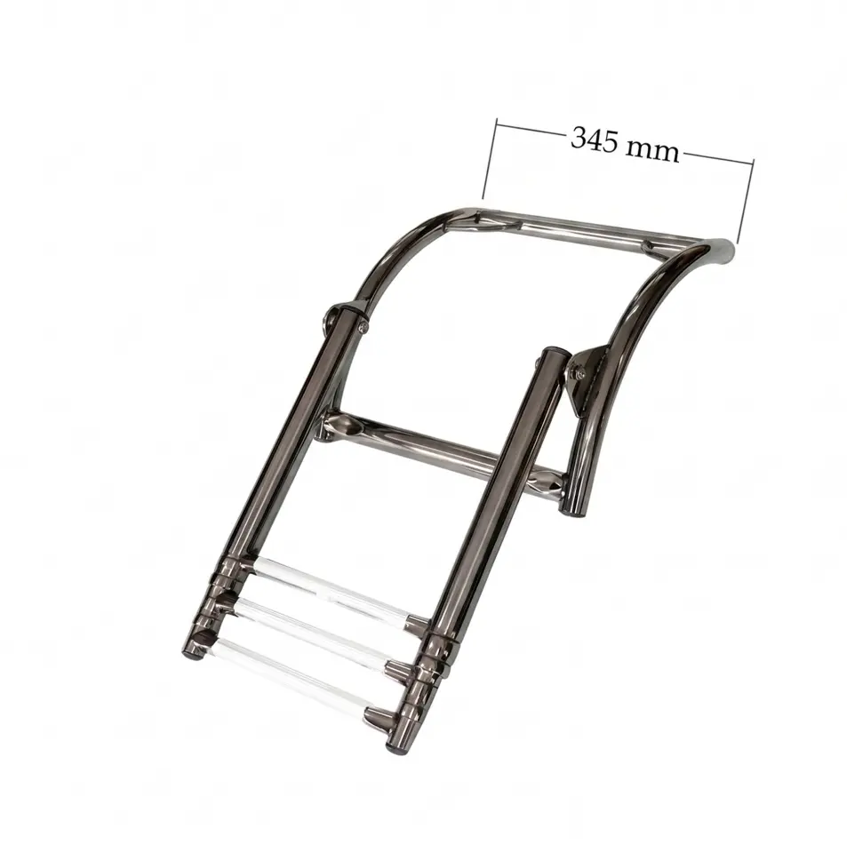 Sealux Teleskopik Paslanmaz Bot Merdiveni (3 Basamaklı) En: 34.5 cm Boy: 88 cm