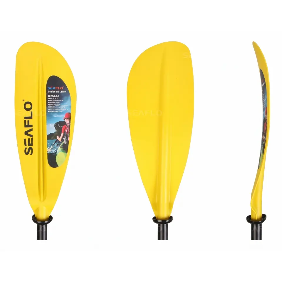 Seaflo Demonte 2 Parça Kano Küreği 220 cm (Sarı)