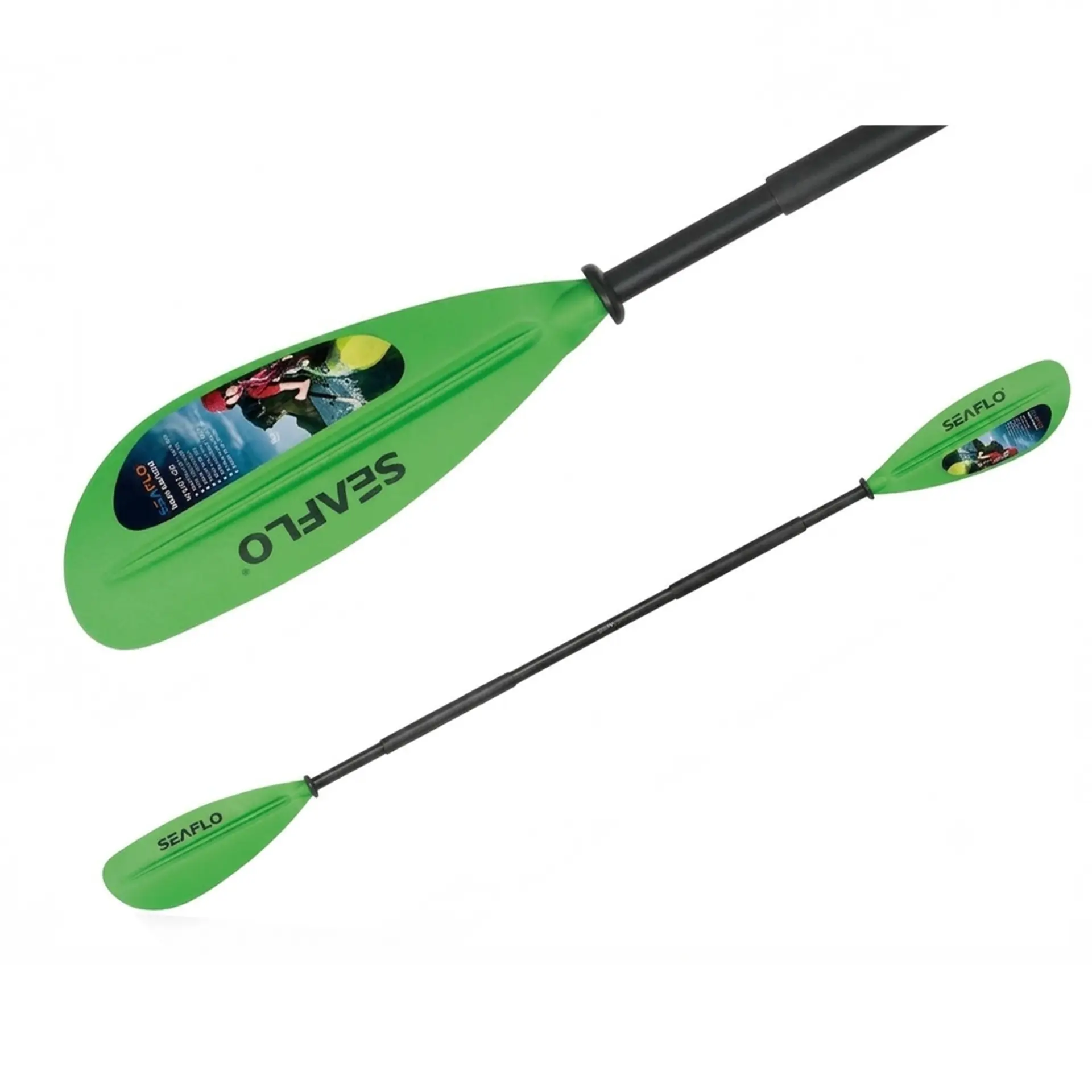 Seaflo Demonte 2 Parça Kano Küreği 220 cm (Yeşil)