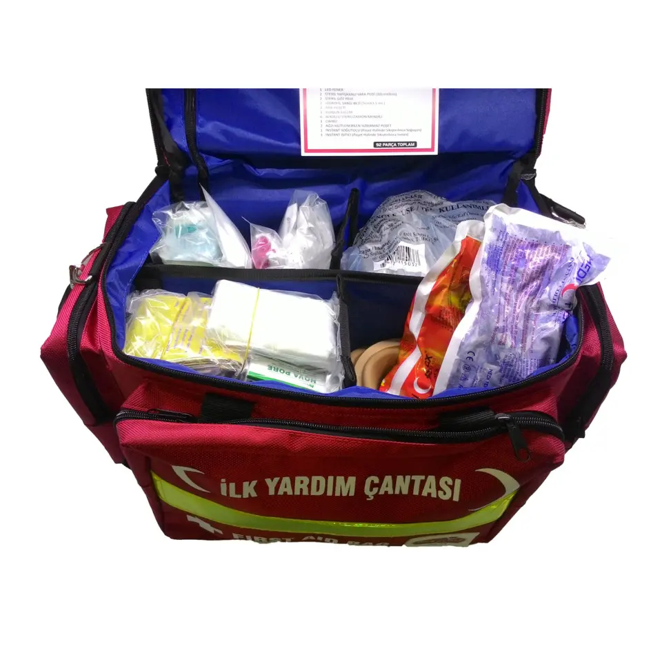 Saray Seamedical - Profesyonel İlk Yardım Çantası (Mavi Bayraklı) 92 Parça 47 x 28 x 30 cm - Mavi Bayraklı Plajlar, Oteller, Tatil Köyleri, Marinalar Ve Büyük Ölçekli Yatlar