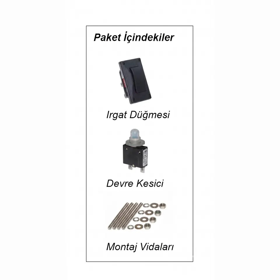 South Pacific 800H - 12V Irgat 6mm Krom Kavelata - Küçük ve Orta Boy Tekneler İçin Yeni Nesil Güç