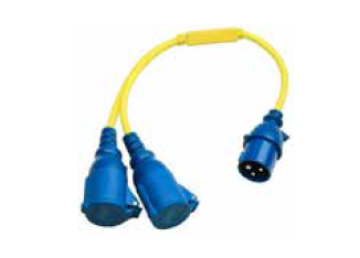 Victron Energy - Adaptör 1 Adet 16 Amp Erkek + 2 Adet 16 Amper Dişi