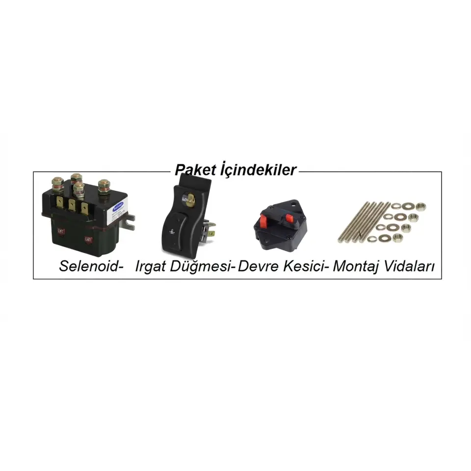South Pacific WA1100C - 12V Yatık Motorlu Dik Irgat 6mm Tamburlu (Halat Fenerli) Alüminyum Gövdeli - Pratiklik ve Gücün Mükemmel Uyumu