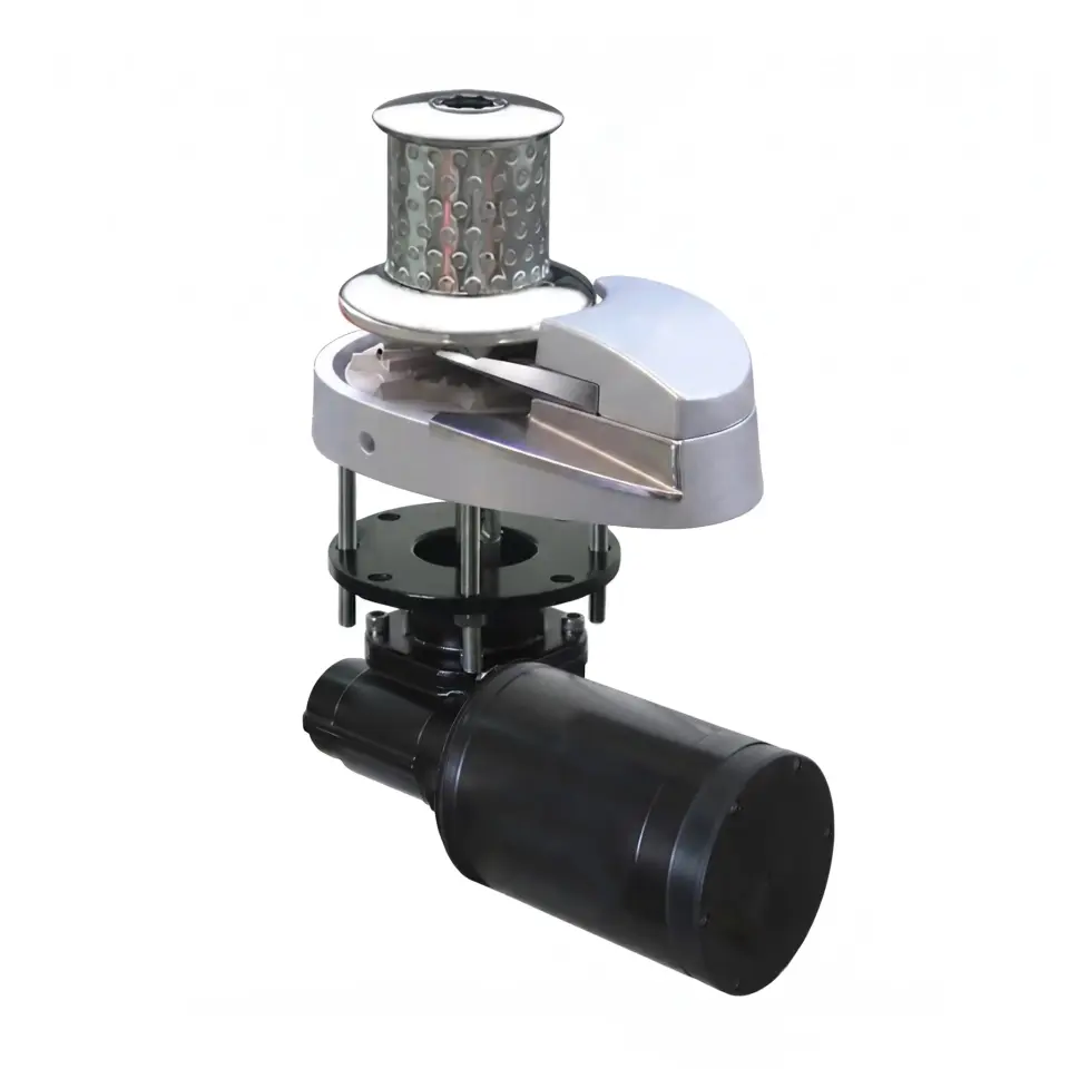 South Pacific WA1100C - 12V Yatık Motorlu Dik Irgat 8mm Tamburlu (Halat Fenerli) Alüminyum Gövdeli - Pratiklik ve Gücün Mükemmel Uyumu