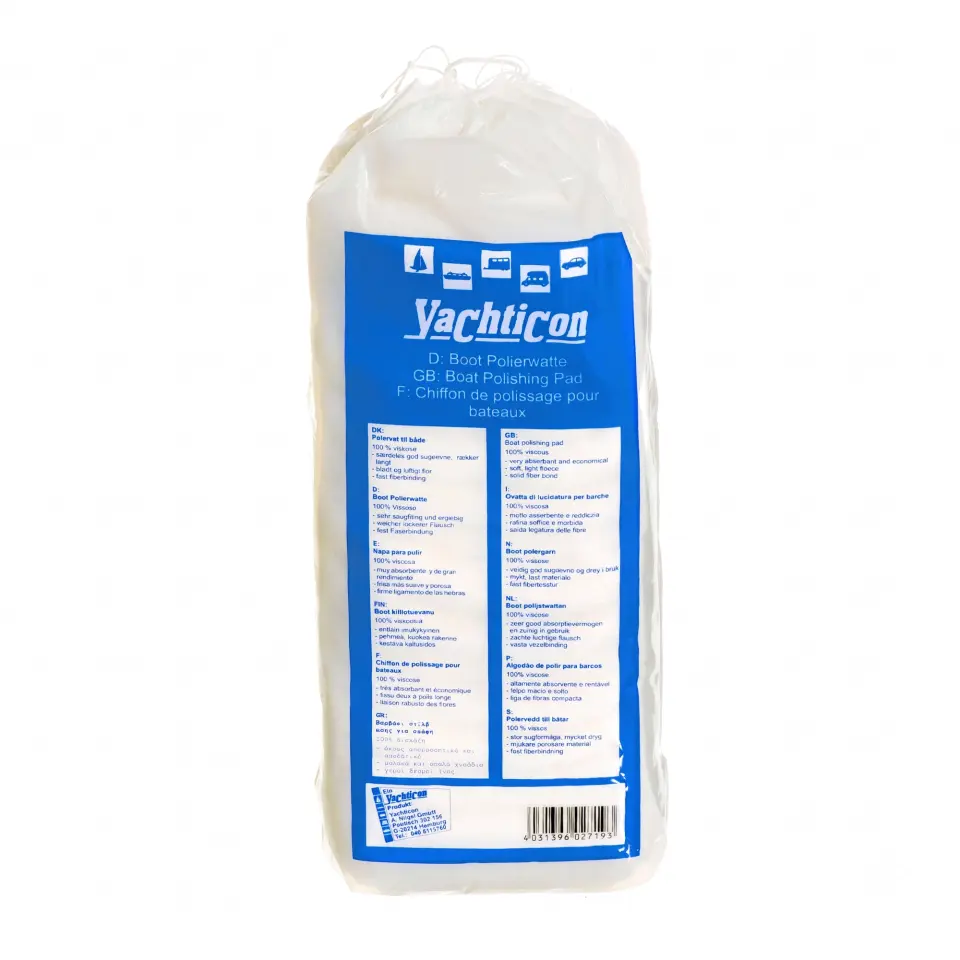 Yachticon - Özel Cilalama Bezi Pamuğu (200g): Hassas Yüzeylerde Kusursuz ve Çiziksiz Parlatırlık
