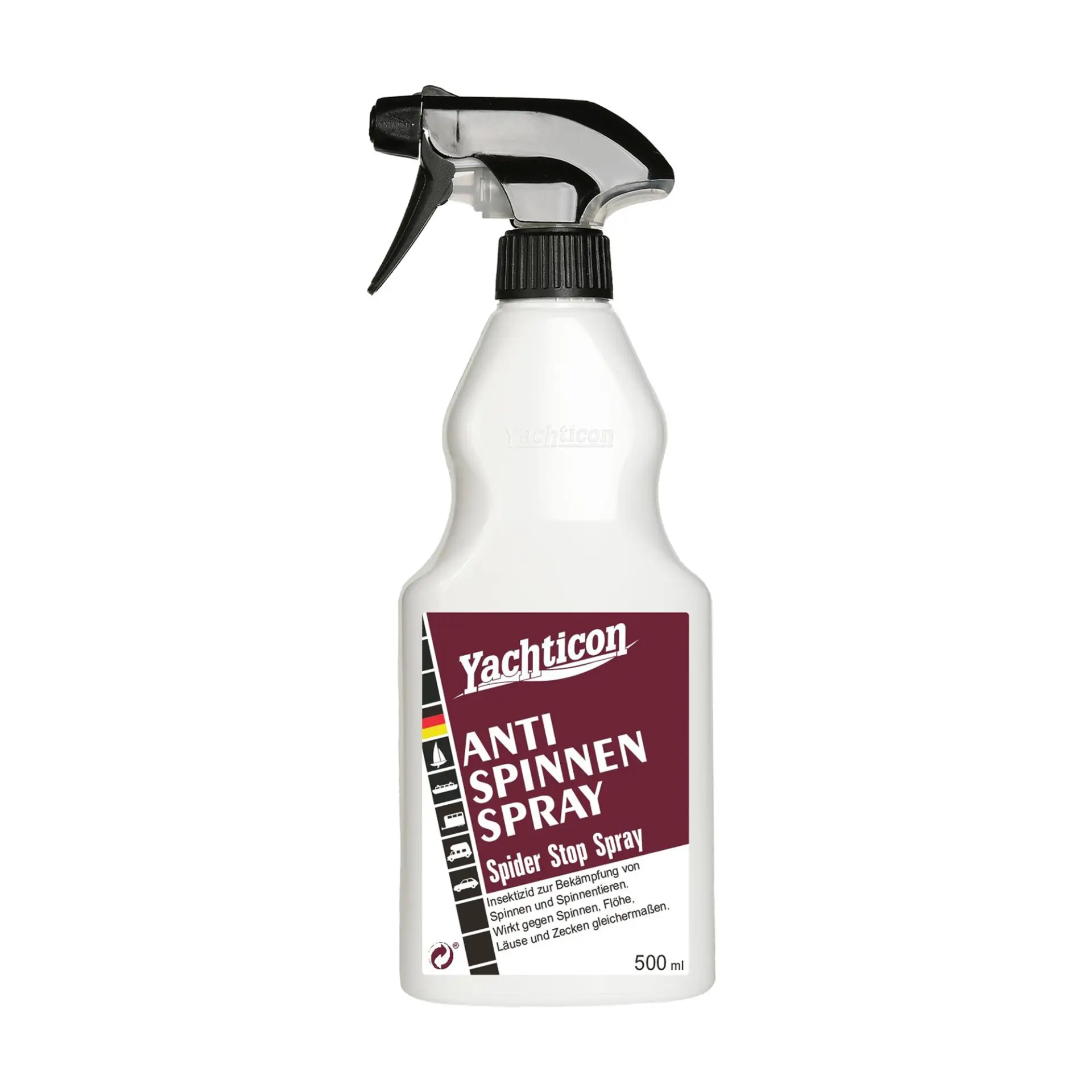 Yachticon - Örümcek Kovucu Sprey (500 ml): Teknenizde ve Yaşam Alanlarınızda Örümceklere ve Ağlara Son!