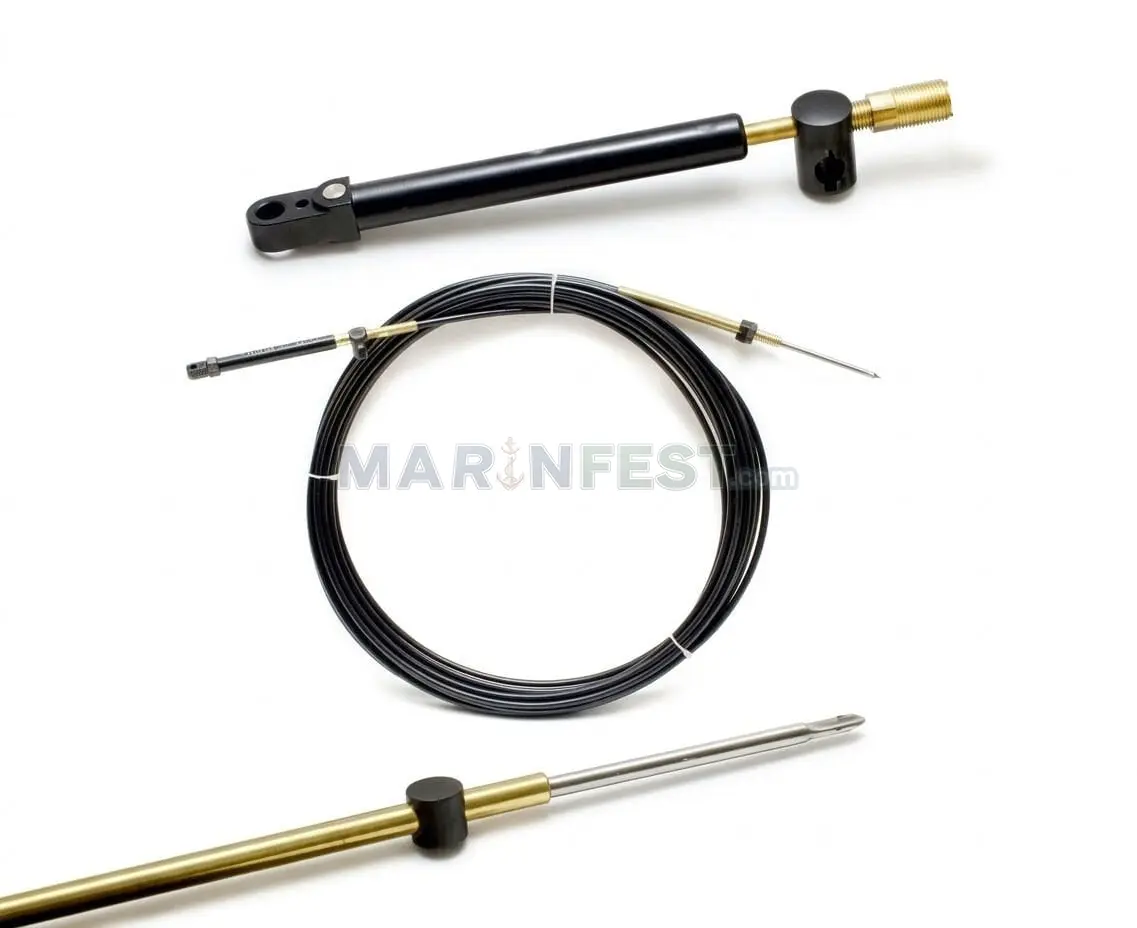 TELEFLEX MERCURY-MARINER GENII CC189 SERİSİ KUMANDA GAZ VİTES R/C TELLERİ 20 feet / 6.10 m
