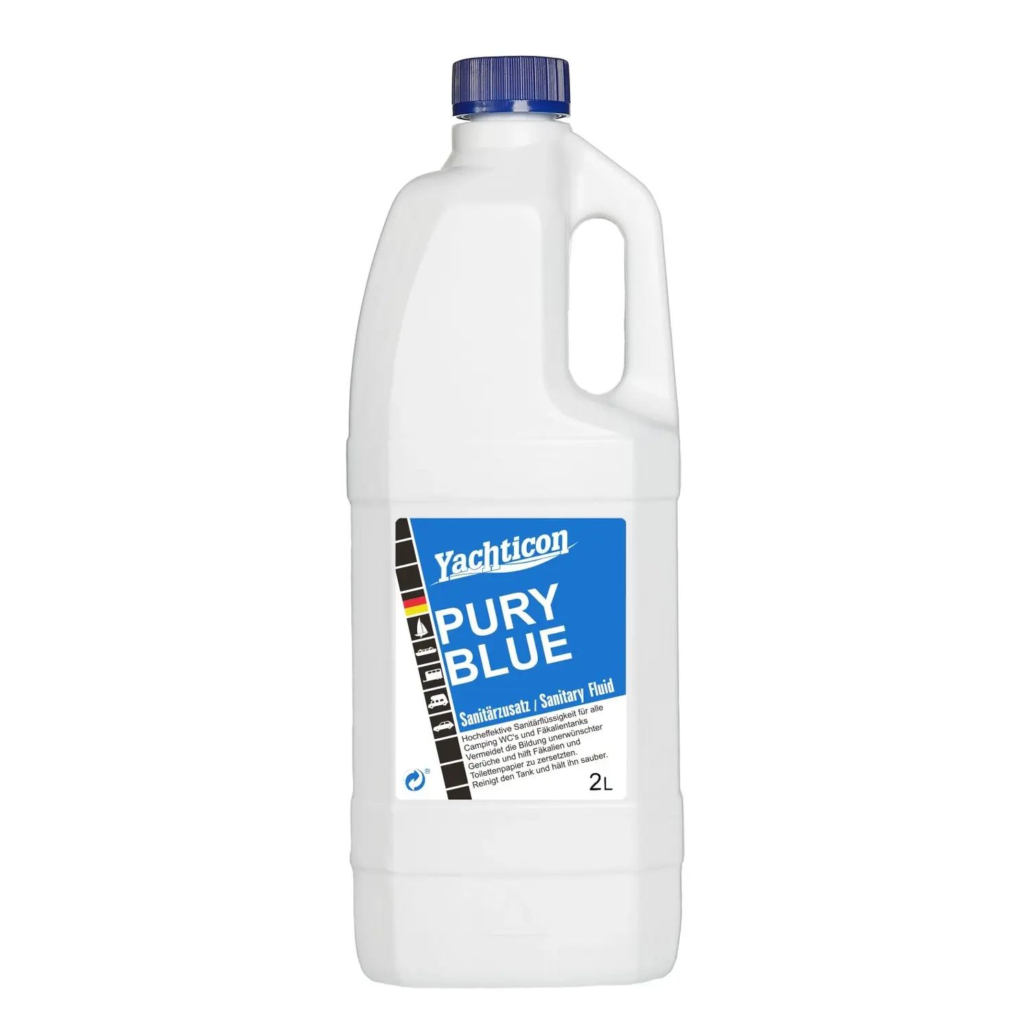 Yachticon - Pury Blue Tank Koku Önleyici (2 Lt): Pis Su Tanklarında Kötü Kokulara ve Tıkanıklıklara Son!