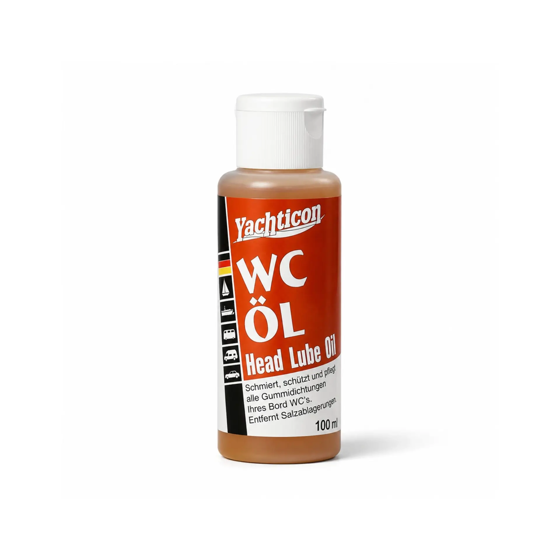 Yachticon - WC Bakım Yağı (100 ml): Marine Tuvaletinizde Sıkışmalara ve Tuzlanmaya Son!