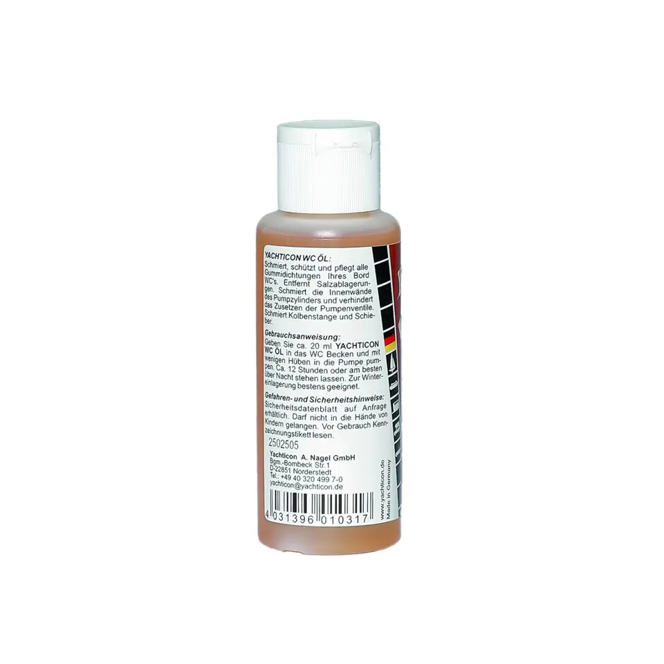 Yachticon - WC Bakım Yağı (100 ml): Marine Tuvaletinizde Sıkışmalara ve Tuzlanmaya Son!