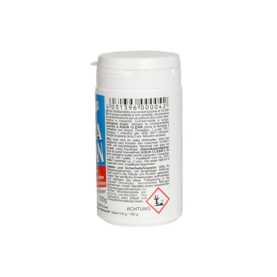 Yachticon - Aqua Clean Klor İçermez Toz (100gr): Güvenli Ve Taze İçme Suyu Sağlar.
