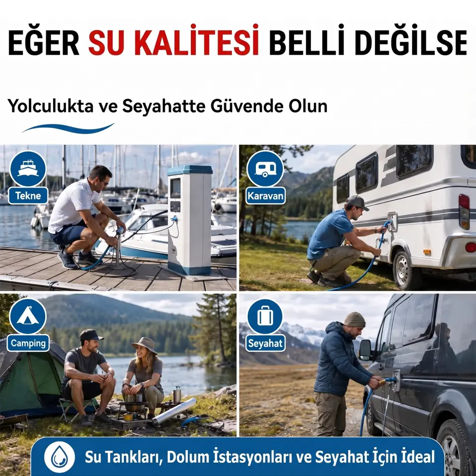 Yachticon - Aqua Clean Klor İçermez Sıvı (100ml): Sadece 30 Dakikada Güvenli İçme Suyuna Ulaşın!