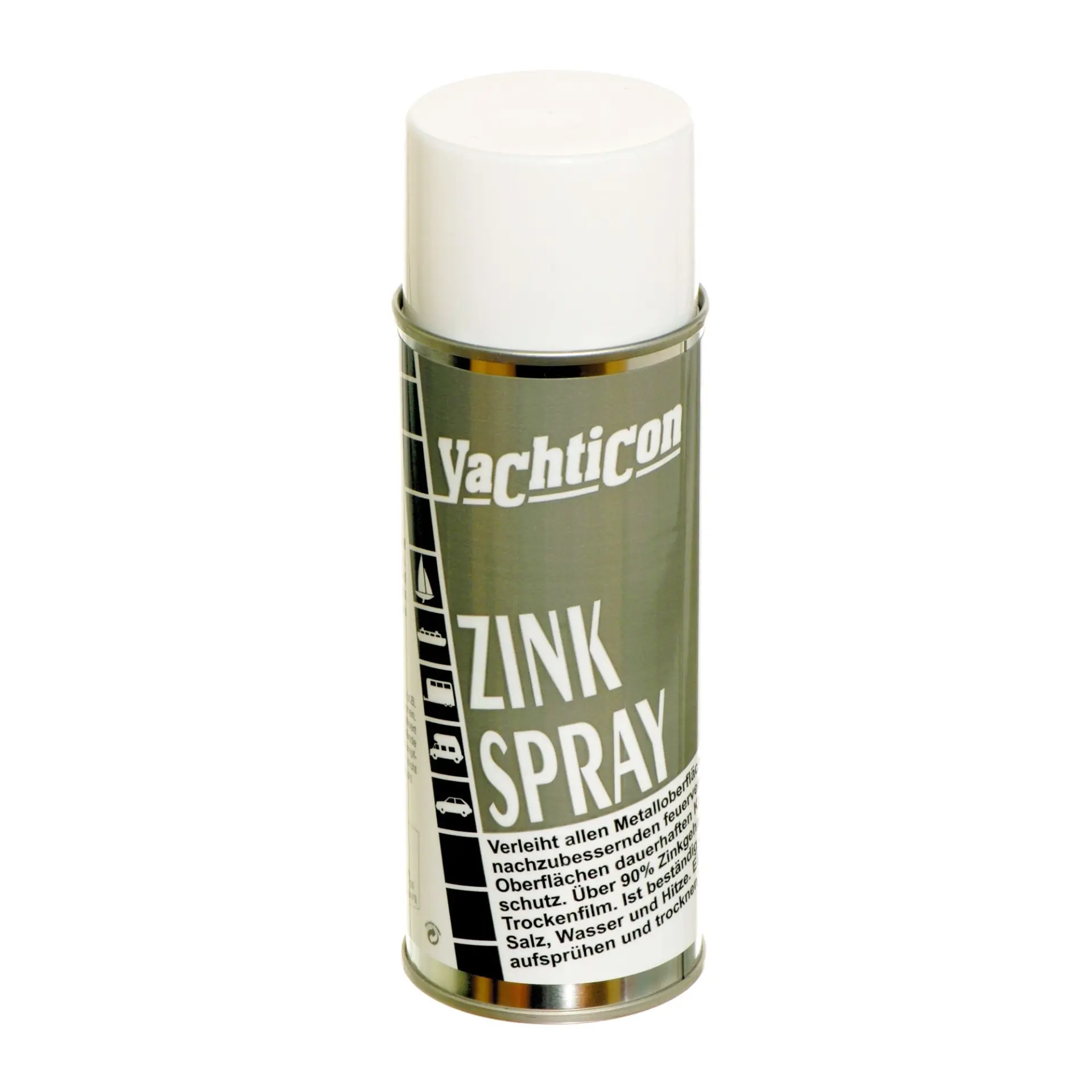 Yachticon - Çinko Sprey (400 ml): Metalleriniz İçin %90 Saf Çinko Güvencesiyle Zırh Gibi Pas Koruması!