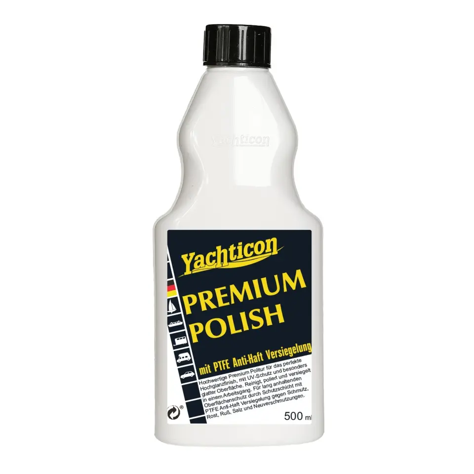 Yachticon - Teflonlu Premium Cila (500 ml): Tekneleriniz İçin Teflon Güvencesiyle Fabrika Çıkışlı Göz Kamaştırıcı Parlaklık!