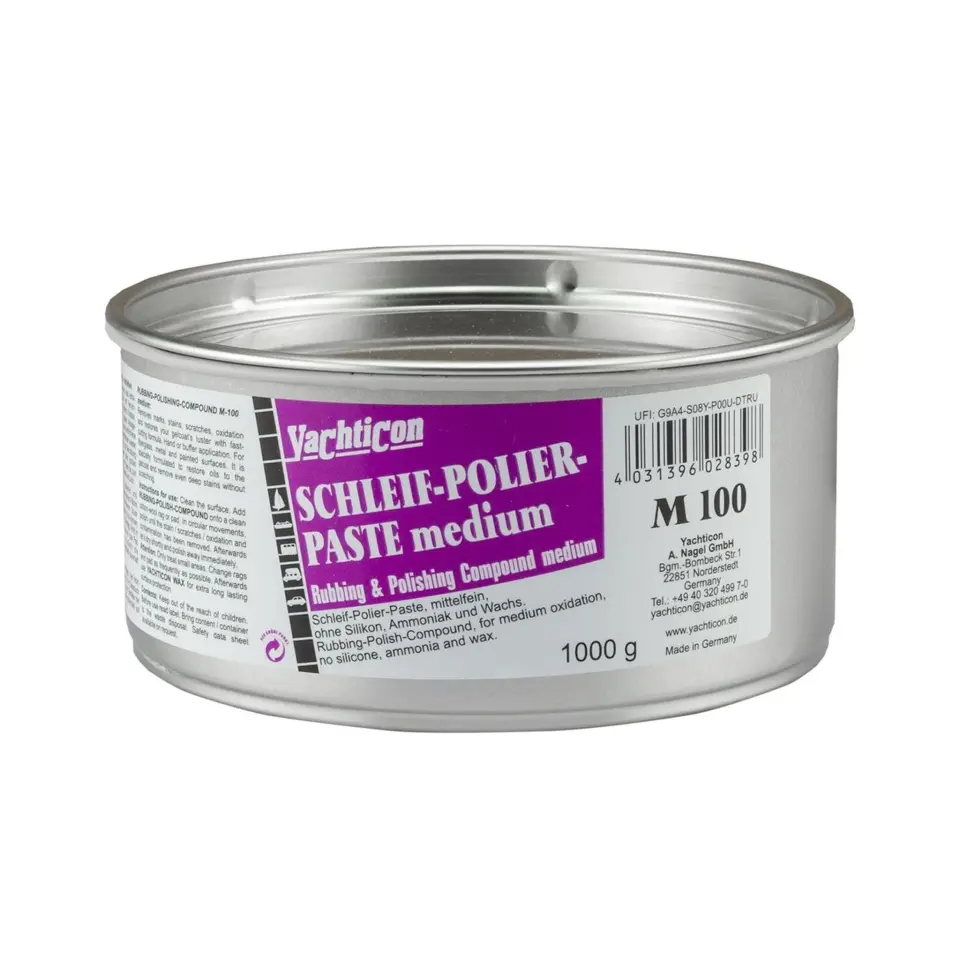 Yachticon - M 100 Orta Dereceli Pasta Cila (1 Kg): Solmuş ve Çizilmiş Yüzeylere Profesyonel Orta Kat Dokunuşu!