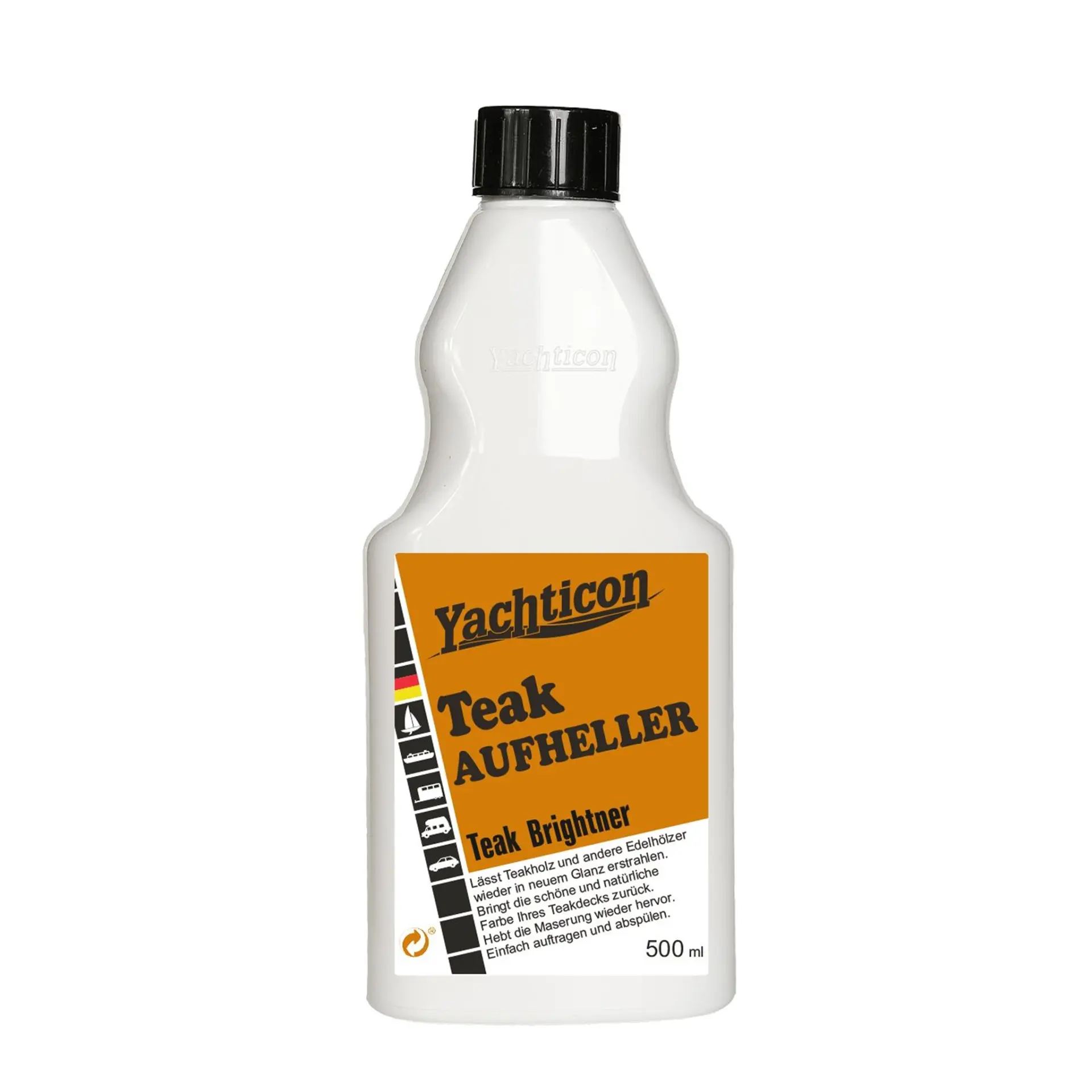 Yachticon - Tik Renk Canlandırıcı ve Parlatıcı (500 ml): Grileşmiş ve Solmuş Tik Ahşaplarınıza Hak Ettiği Doğal Işıltıyı Geri Verin!