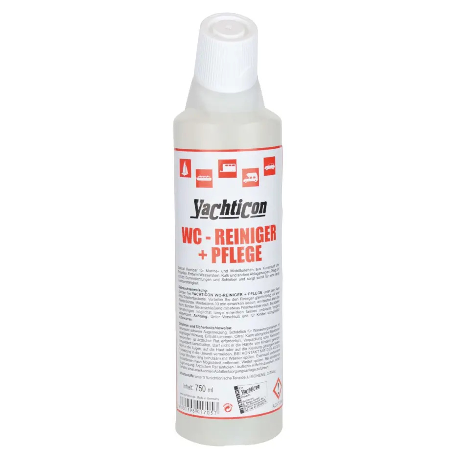 Yachticon - Tuvalet Çanağı Temizleyici ve Koruyucu (750 ml): Marin ve Karavan Tuvaletlerinizde Kusursuz Hijyen, Uzun Ömürlü Mekanizma Bakımı!