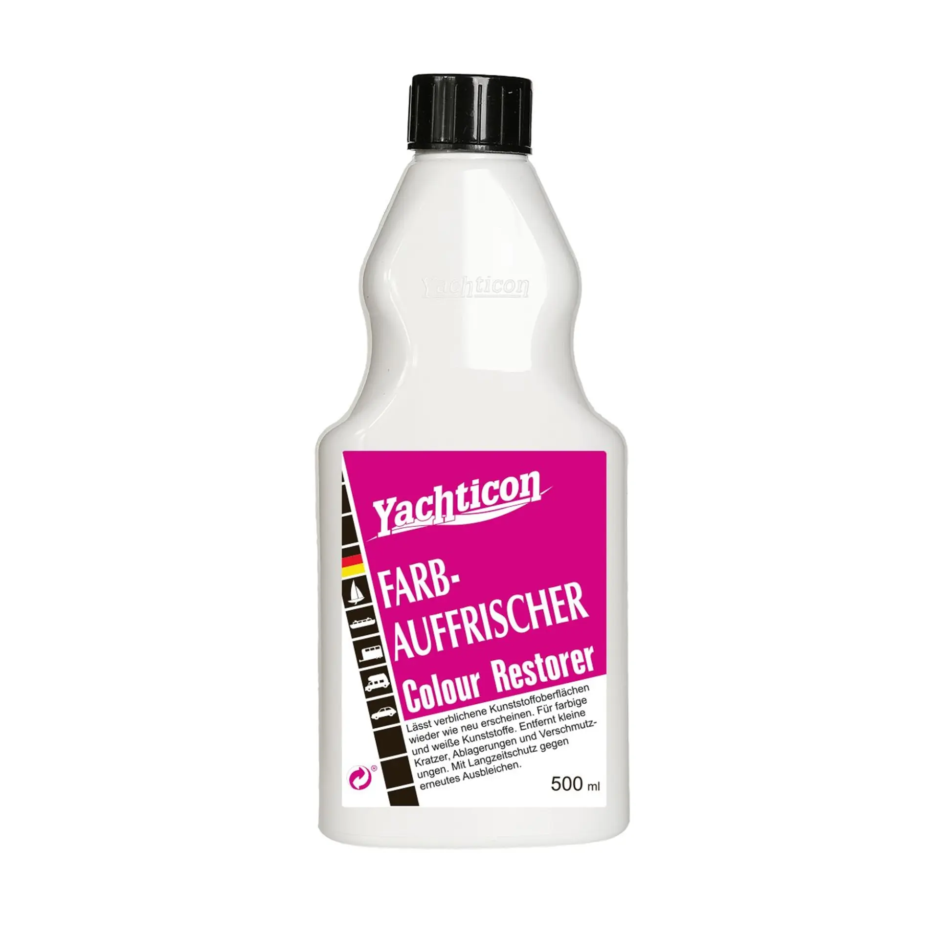Yachticon - Marin Renk Canlandırıcı, Yenileyici ve Koruyucu (500 ml): Solmuş ve Matlaşmış Teknelerinize İlk Günkü Canlılığını Geri Verin!