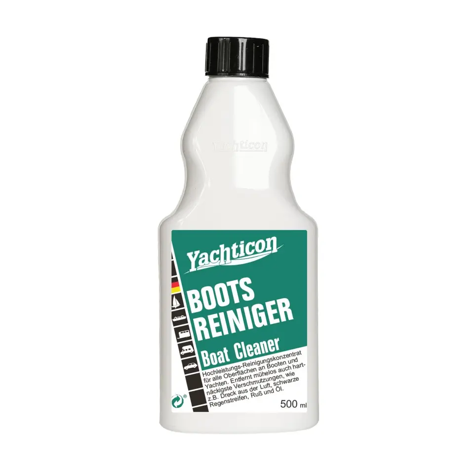 Yachticon - Yüksek Performanslı Tekne ve Bot Temizleyici (500 ml): Endüstriyel Kirlere, Siyah Yağmur İzlerine ve İnatçı Yağlara Karşı!