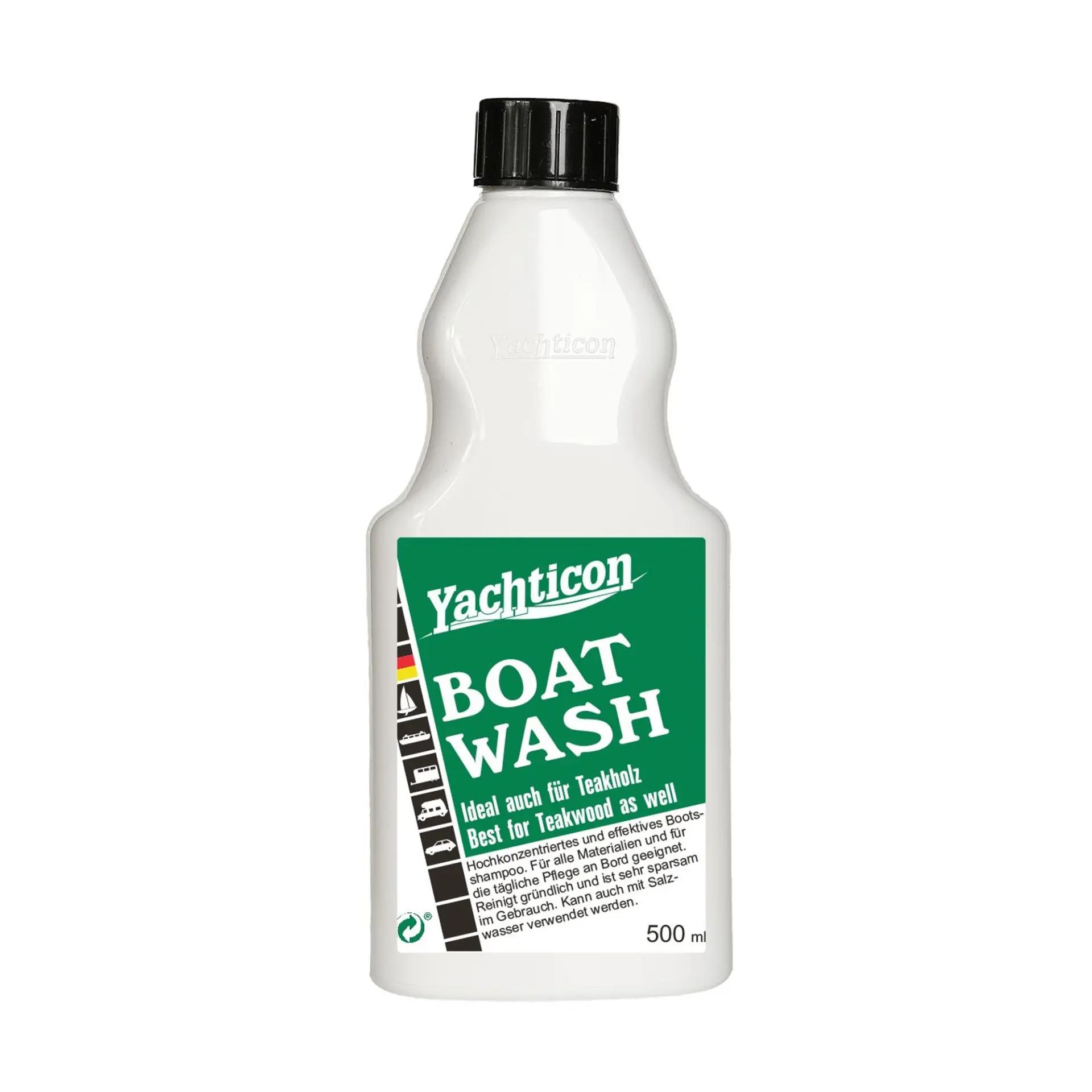 Yachticon - Konsantre Tekne Yıkama Deterjanı (500 ml): Tüm Yüzeyler İçin Su Kaydırıcı İnci Efektli ve Çevre Dostu Günlük Bakım!