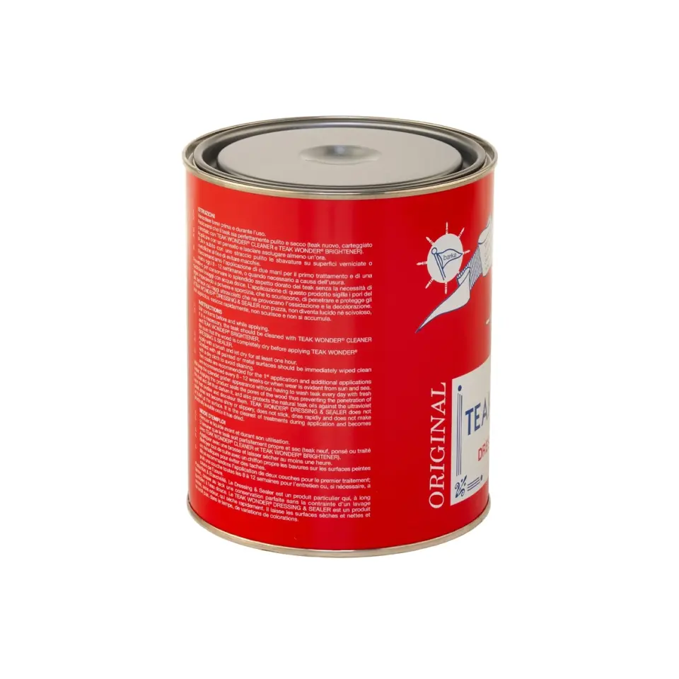 Teak Wonder - Tik Koruyucu Dressing & Sealer (1 L): Yağlı ve Kaygan Güvertelere Son! Tiklerinizin Doğal Altın Rengini Koruyun.