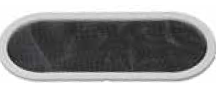 Sealux - Sineklik Siyah Dış Ölçüsüı:500x260mm Lumboz Plastik Oval İçin