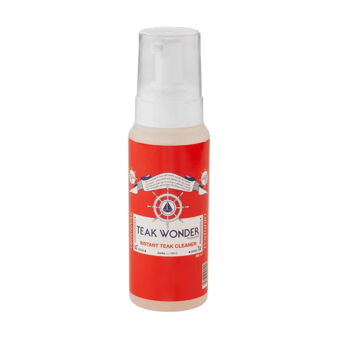 Teak Wonder - Hızlı Tik Temizleyici Köpük (250 ml): Küçük Alanlardaki Yağ Lekelerine ve Kirlere Karşı Anında Köpük Gücü!
