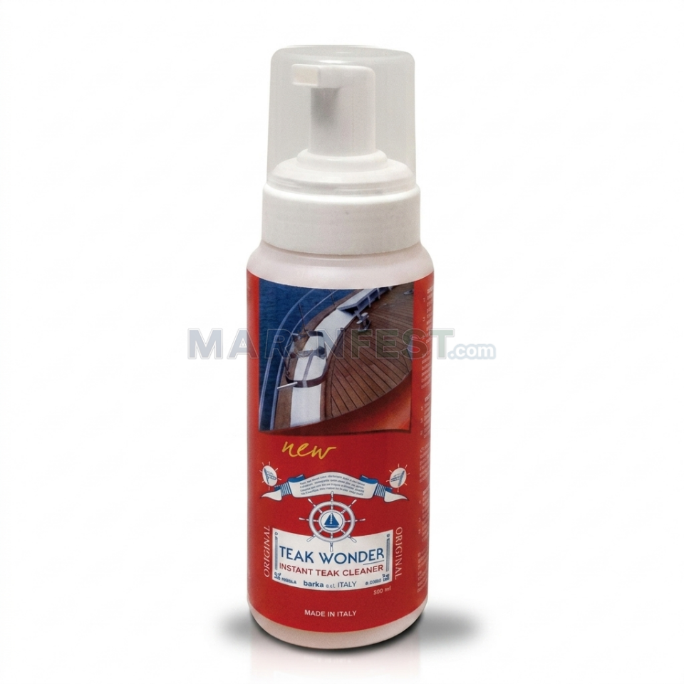TEAK WONDER® Hızlı Teak Temizleyici Köpük (Spray Cleaner) 250 Ml.