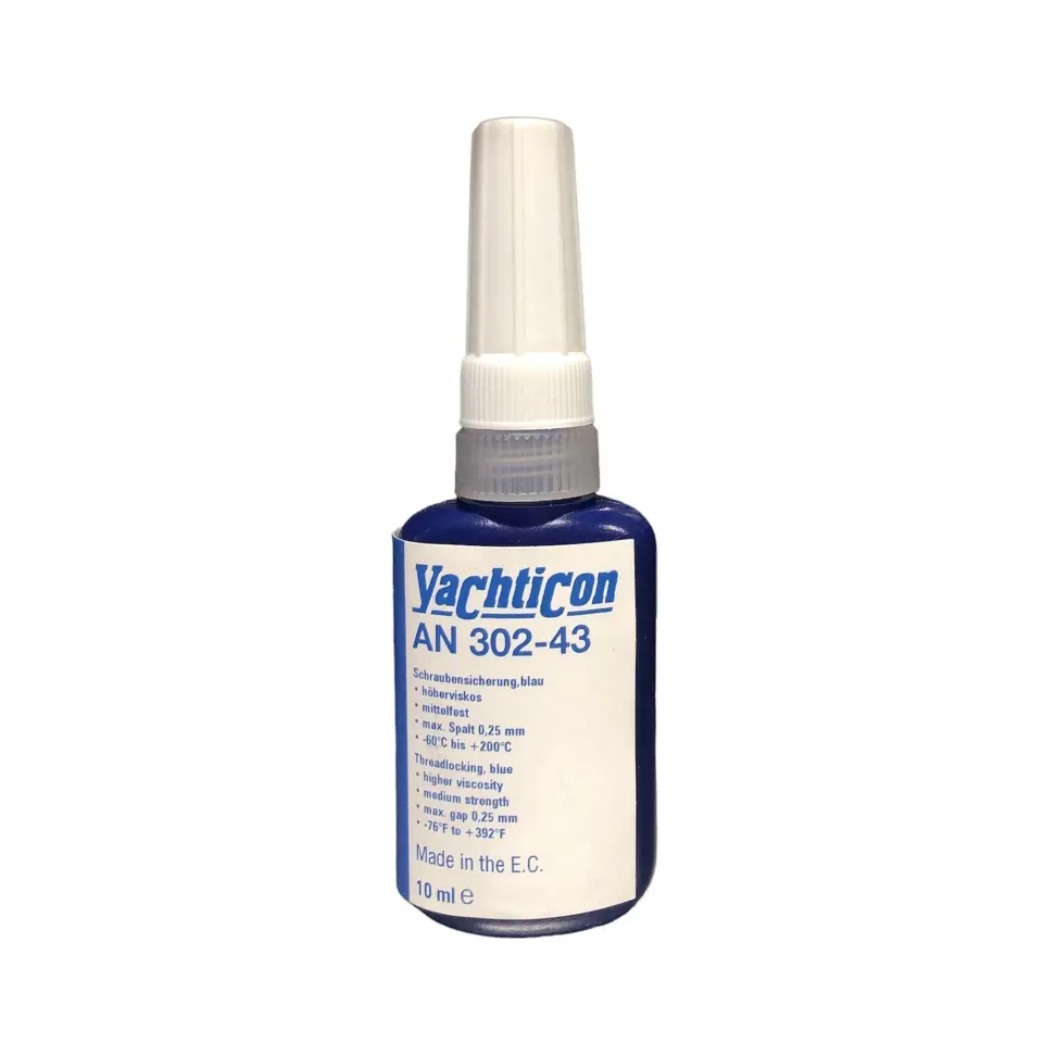 Yachticon - Orta Mukavemetli Vida Dişi Kenetleyici Sabitleyici (10 ml): Titreşim Nedeniyle Gevşeyen Vidalarınıza Son, Güvenli Marin Kilitleme!