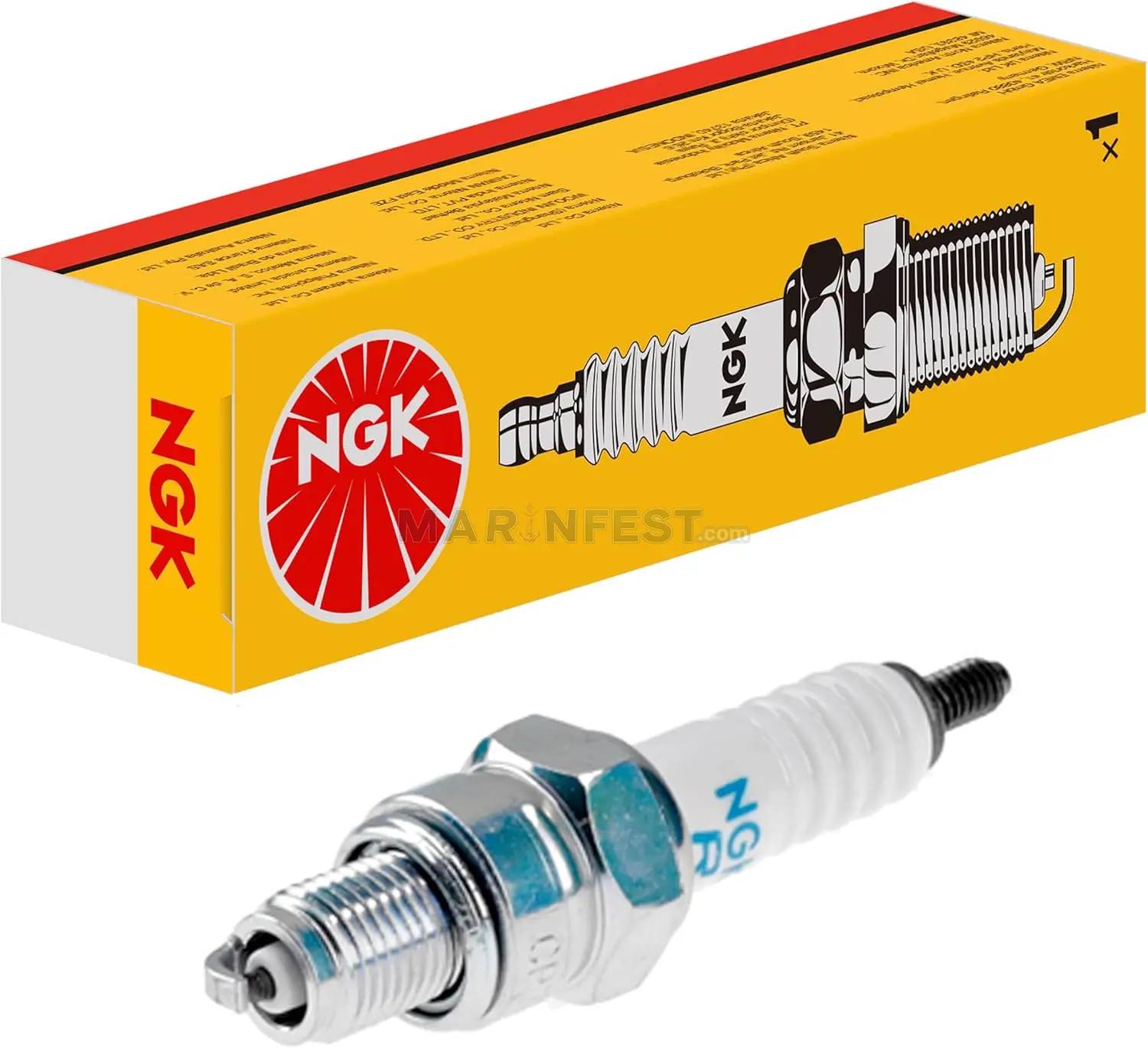 NGK BUJİ CR7HSA (4549) Yamaha/Mercury Nikel Deniz Motoru Bujisi - Nickel Spark Plug