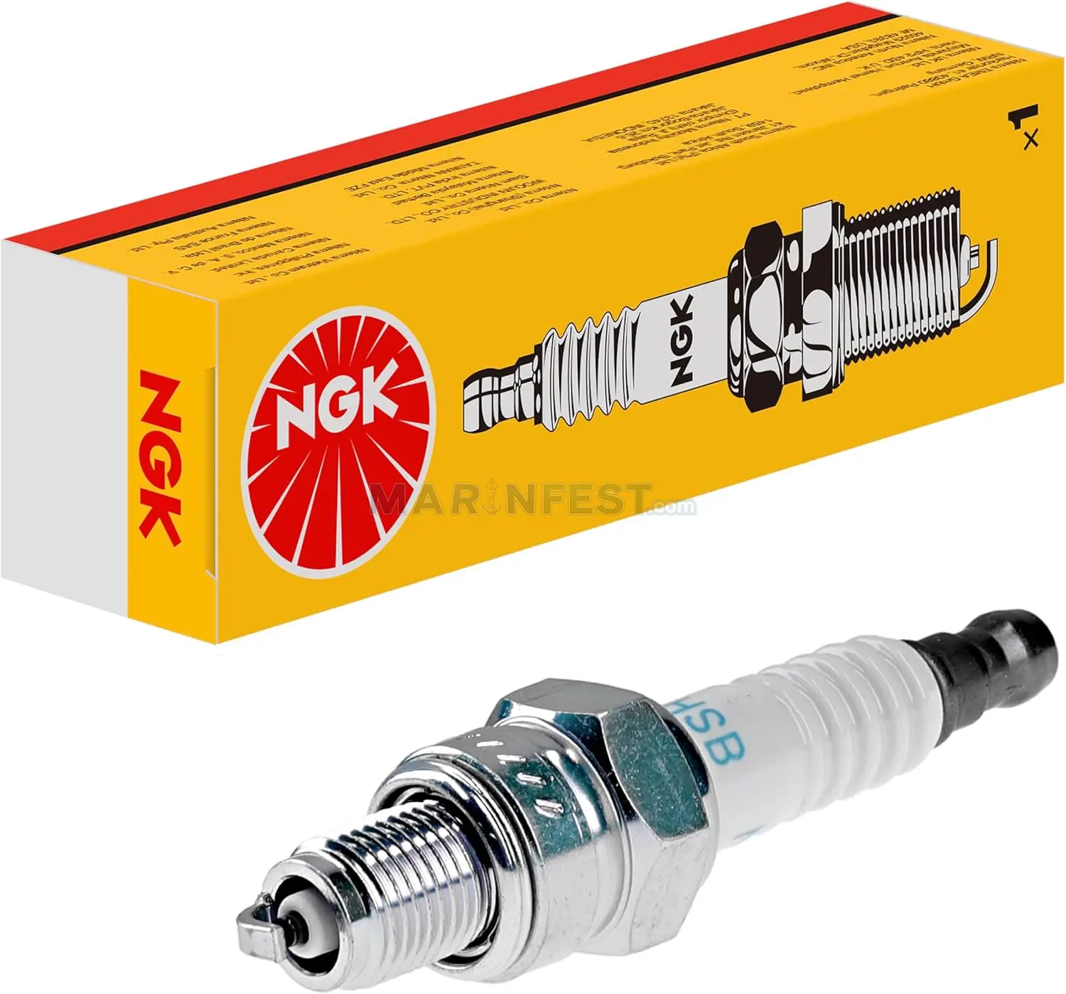 NGK BUJİ CR6HSB (6500) Nikel Dıştan Takma Deniz Motoru Bujisi - Nickel Yamaha Outboard Spark Plug