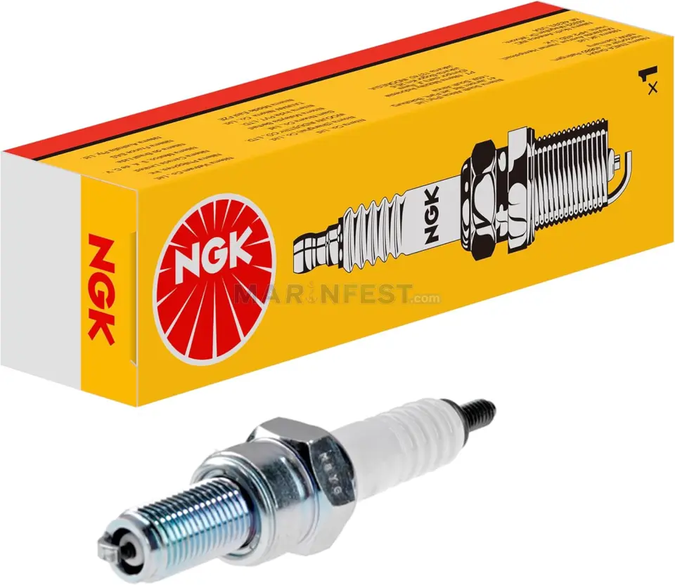 NGK BUJİ CR6E (6965) Suzuki Nikel Dıştan Takma Deniz Motoru Bujisi - Nickel Outboard Spark Plug