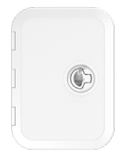 Seaflo - Plastik Kapak Kilitli 270 x 375 mm Beyaz