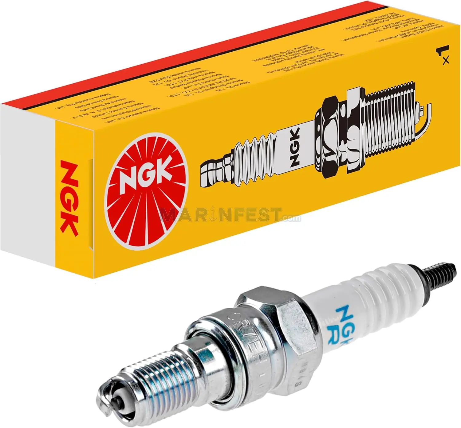 NGK BUJİ CR5EH-9 (6689) Honda Nikel Dıştan Takma Deniz Motoru Bujisi - Nickel Outboard Spark Plug
