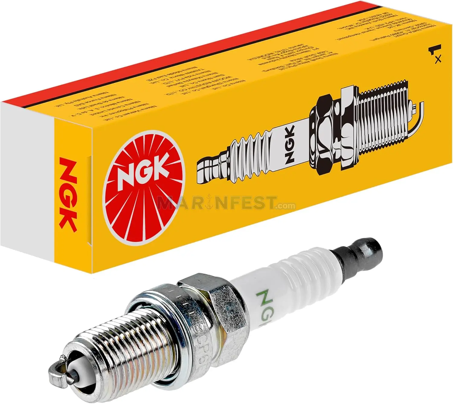 NGK BUJİ CPR6EA-9 (6899) Yamaha/Suzuki Nikel Dıştan Takma Deniz Motoru Bujisi - Nickel Outboard Spark Plug