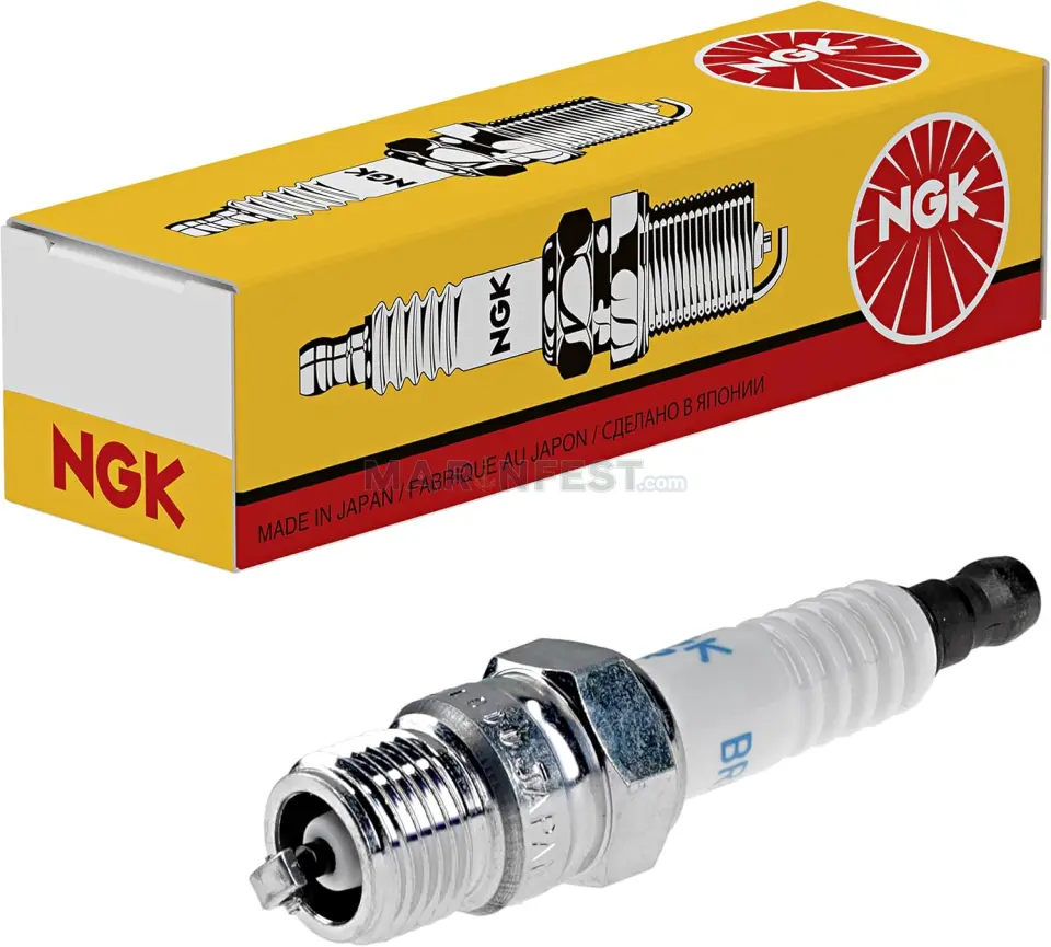 NGK BUJİ BR6FS (4323) Yamaha/Mercury/Mercruiser/Volvo-Penta Nikel İçten Takma Deniz Motoru Bujisi -  Nickel Inboard Spark Plug