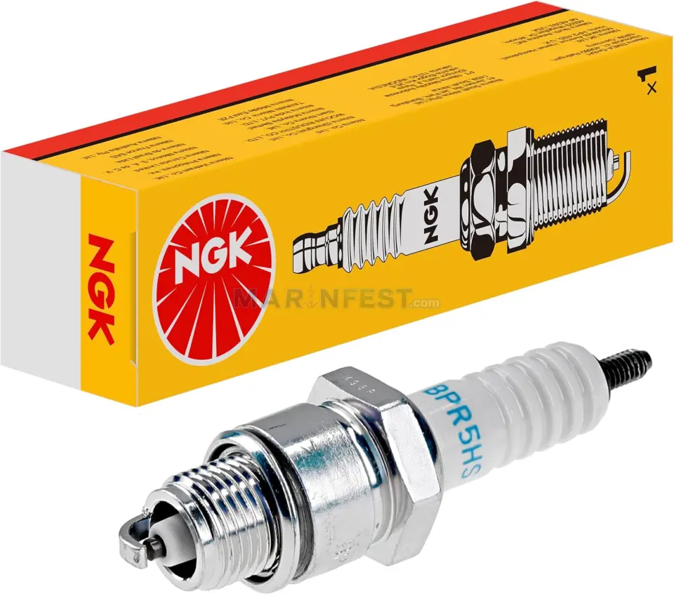 NGK BUJİ BPR6HS-10 (2633) Mercury/Tohatsu Nikel Dıştan Takma Deniz Motoru Bujisi - Nickel Outboard Spark Plug