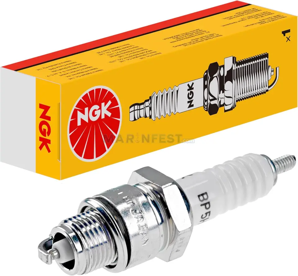 NGK BUJİ BP8HS-10 (3823) Mercury Nikel Dıştan Takma Deniz Motoru Bujisi - Nickel Outboard Spark Plug