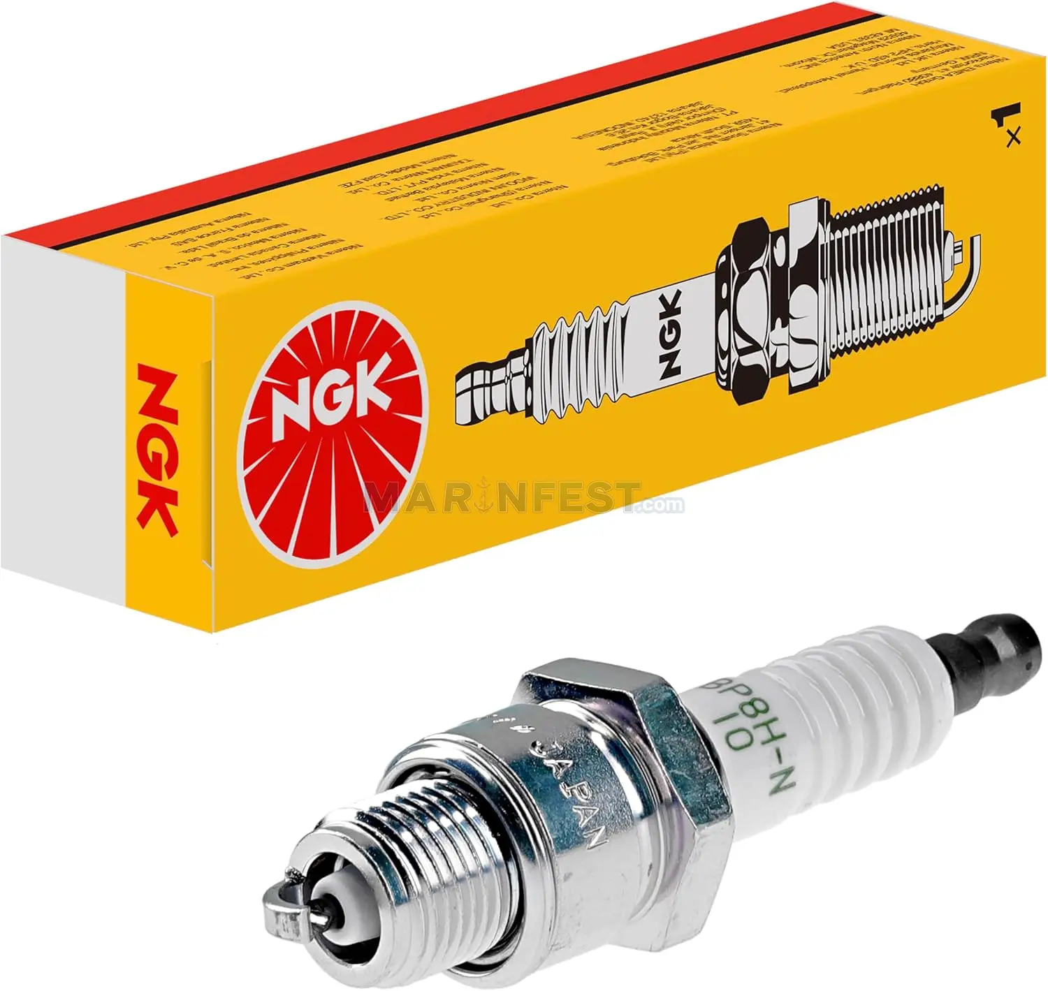 NGK BUJİ BP8HN-10 (4838) Mercury Dıştan Takma Deniz Motoru Bujisi - Outboard Spark Plug