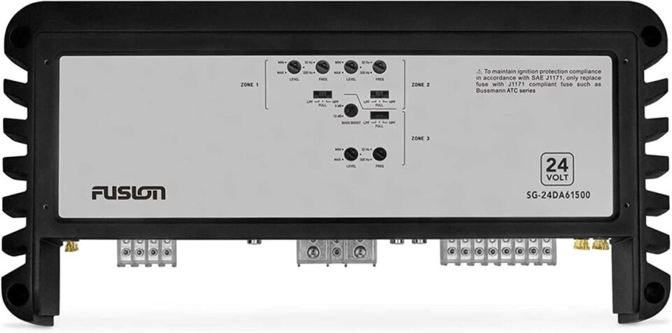 Fusion / made by Garmin - MARINE 24V 6 KANAL 1500W AMFI SG-24DA61500