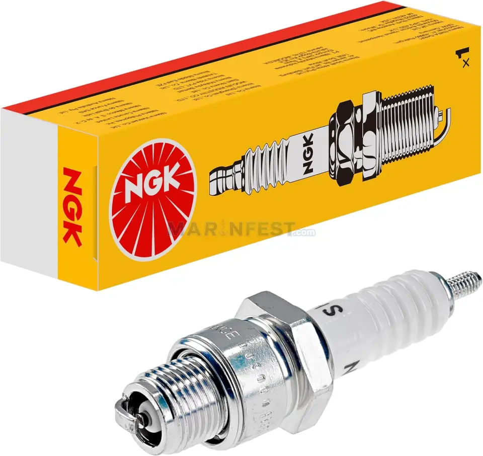 NGK BUJİ B6HS (7534) Yamaha/Mercury/Mariner Eski Model Nikel Buji - Nickel Spark Plug