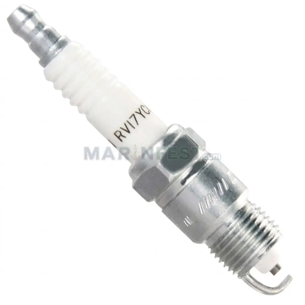 CHAMPION BUJİ 18 RV15YC4 Nickel Yamaha/Mercruiser/Volvo Penta/OMC Inboard Spark Plug - Nikel İçten Takma Deniz Motoru Bujisi
