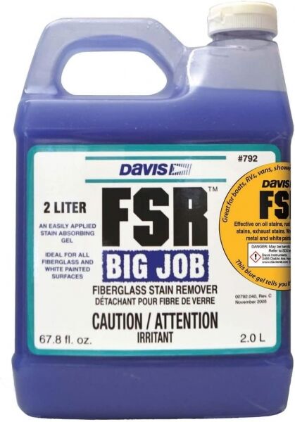 Davis - FSR (Fiberglass Stain Remover). 2 Litre.