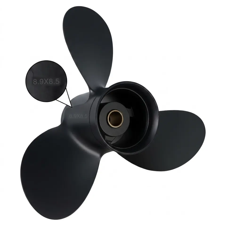 Yamarine Tohatsu/Mercury Dıştan Takma Motor Pervanesi 8/9.8HP Outboard Propeller Diameter: 8.9Ø x Pitch: 8.5'' Spline: 12 Diş (3B2B64517.1)