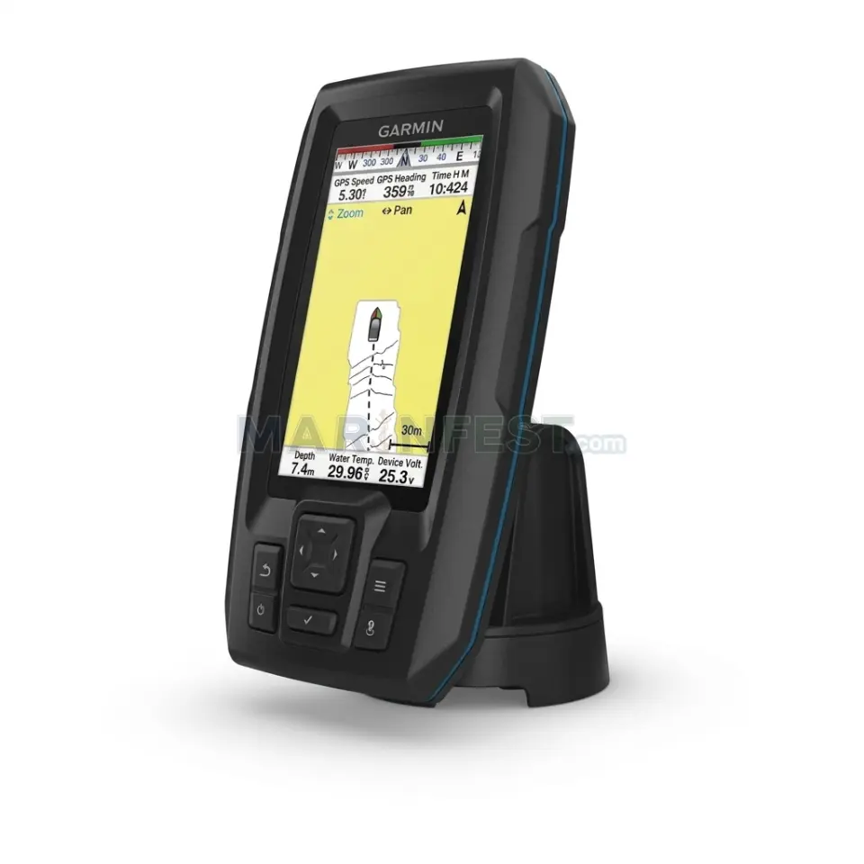 GARMIN STRIKER Plus 4 With Dual-Beam Transducer - Balık Bulucu Sonar GPS