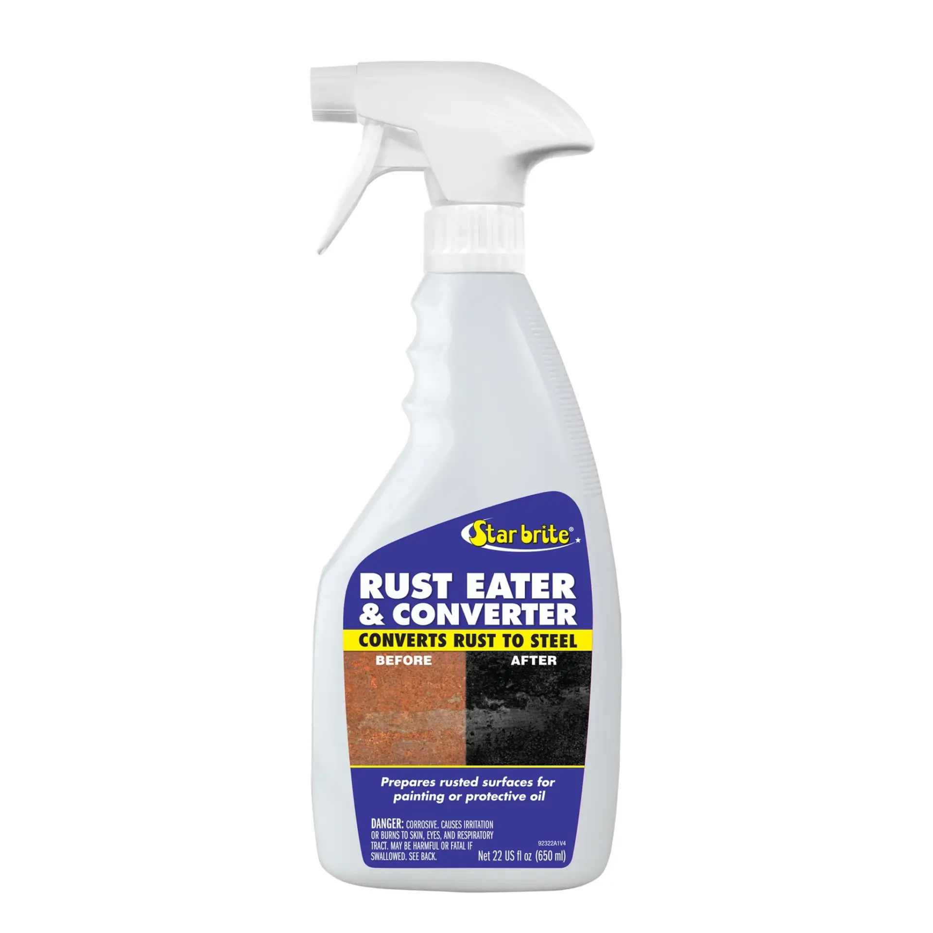Starbrite® - Pas Giderici ve Dönüştürücü (650 ml): Pası Kimyasal Olarak Yok Edin, Metal Yüzeyleri Boyaya Hazırlayın!