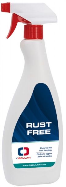Osculati - Rust Free pas sökücü 750 ml Sprey: Fiberglas yüzeylerden pas lekelerini giderir