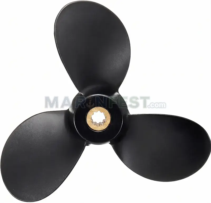 Yamarine Suzuki Outboard Propeller 4/6HP Dıştan Takma Motor Pervanesi Diameter: 7-1/2Ø x Pitch: 6-1/2'' Freze/Spline: 10 Diş (58110-91JN0-019)